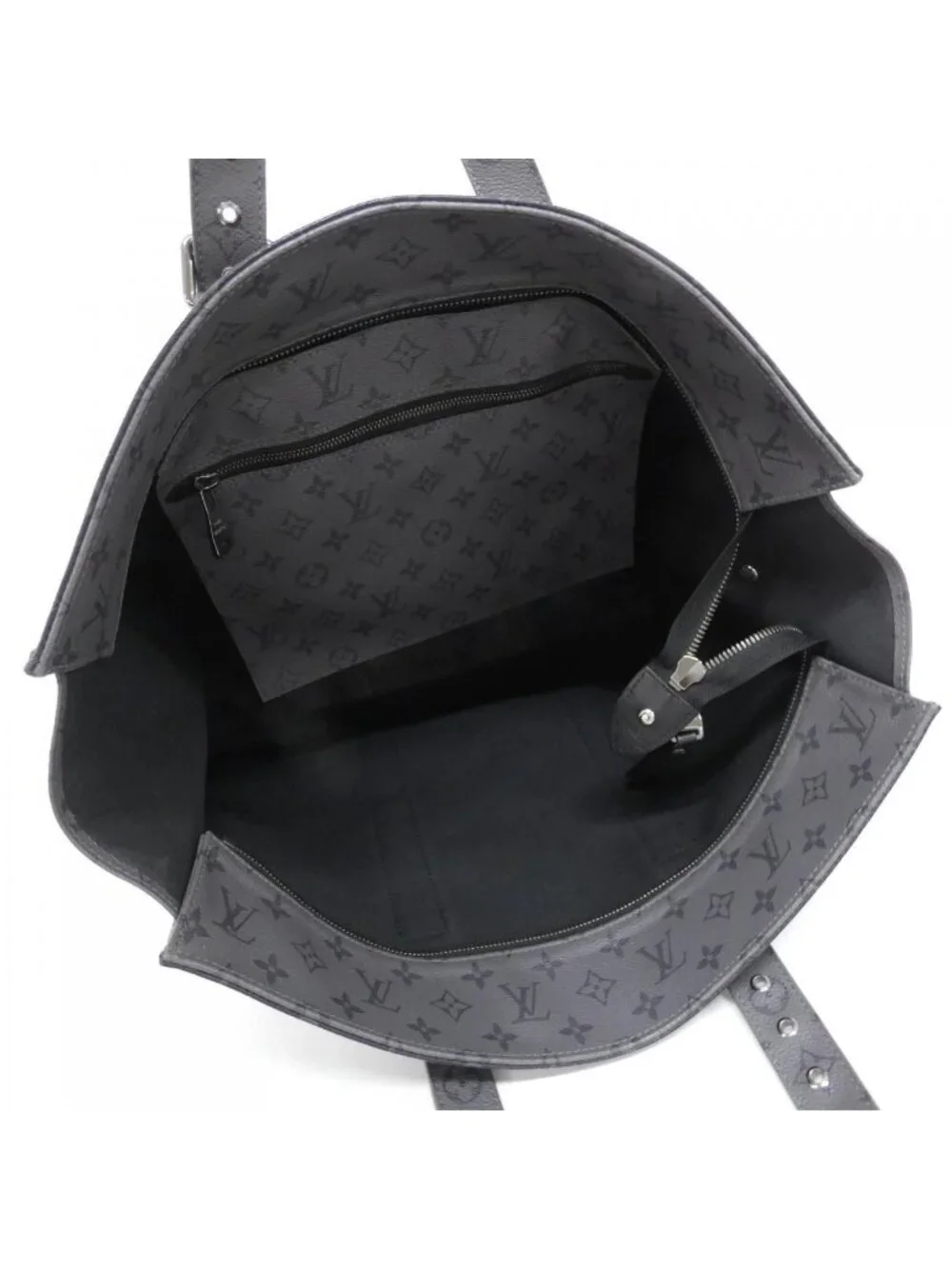 Louis Vuitton Monogram Eclipse Reverse Cabas Zip GM